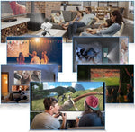Load image into Gallery viewer, QKK AK-81 6000 Lumens Mini Projector
