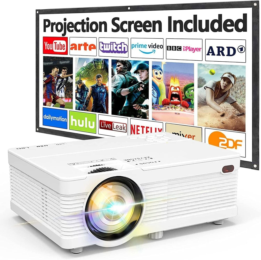 QKK AK-81 6000 Lumens Mini Projector