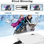 Load image into Gallery viewer, QKK AK-81 6000 Lumens Mini Projector